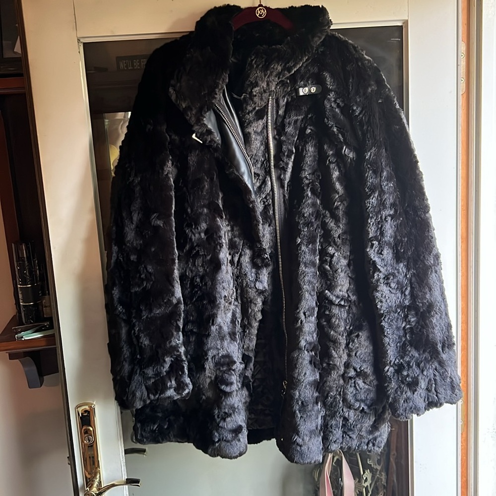 Calvin Klein Black Teddy Jacket